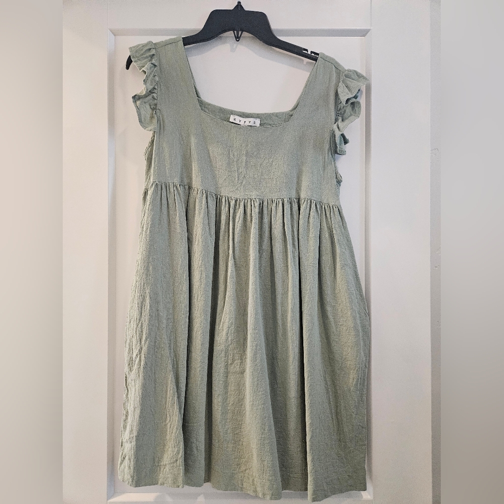 Green Babydoll Dress